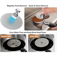 51/53/58mm Espresso Puck Screen with Magnet Kit Reusable Filter Screen with Magnetic Nail Barista Espresso Coffee Accessories