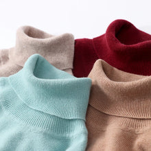 Jersey de cuello alto de cachemira para hombre, 100% lana pura, suéter de punto, básico, liso, elegante, casual, prendas de punto para hombre, otoño-invierno