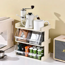 Tea Bag Storage Box Office Coffee Organizer Drawer Rack Mask Lipstick Cosmetics Rack Kitchen Organization Desk Storage Shelf