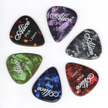 6pcs Electric Guitar Pick Acoustic Music Picks Plectrum 0.58/0.71/0.81/0.96/1.20/1.50mm Thickness Guitar Accessories
