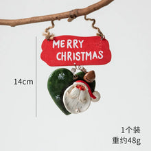 2022 Christmas Tree Decorations Christmas Resin Pendant Ornaments Home Decor DIY Kids Toys Gifts DIY Handmade Jewelry