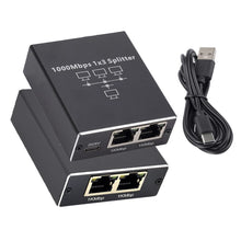 1000Mbps Ethernet Splitter Network Adapter RJ45 1X2 1X3 1X4 LAN Extender for PC Computer Router Switch Works At The Same Time
