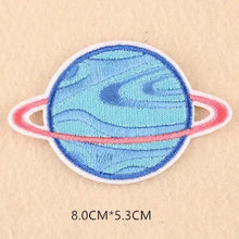UFO Alien Rocket Space Patch for Clothing Punk Embroidered Patches On Clothes DIY Parches Applique