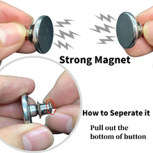 10/5 Pairs Curtain Magnetic Button Nail Free Detachable Window Curtain Close Magnet Buckle Adjustment Curtain Clip Accessories
