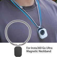 Soporte de cuello magnético para disparos en primera persona para Insta360 Go Ultra, vlogging y videoblogging montado en el cuerpo, de Sunnylife