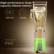 PopBarbers P800 Hair Trimmer for Men Professional Hair Clipper Barber Hair Cutting Machine 7000rpm 2 Gears Finishing Haircut