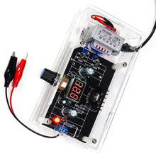 Kit de bricolaje electrónico LM317, regulador de voltaje CC ajustable, kit de soldadura para 110V/220V, voltaje de salida 1.25V-12.5V con pantalla digital