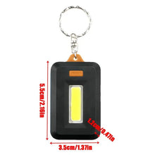 Camping Mini LED Flashlight Keychain COB Flashlights 3W High Bright Protable COB Keychain Light Work Lamp For Camping Fishing