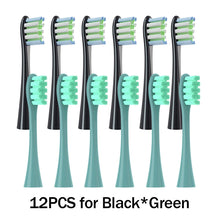 12PCS Vacuum Sealed Packed Replacement Brush Heads for Oclean X PRO/ Z1/ F1/ One/ Air 2 /SE Soft DuPont Deep Cleaning Nozzles