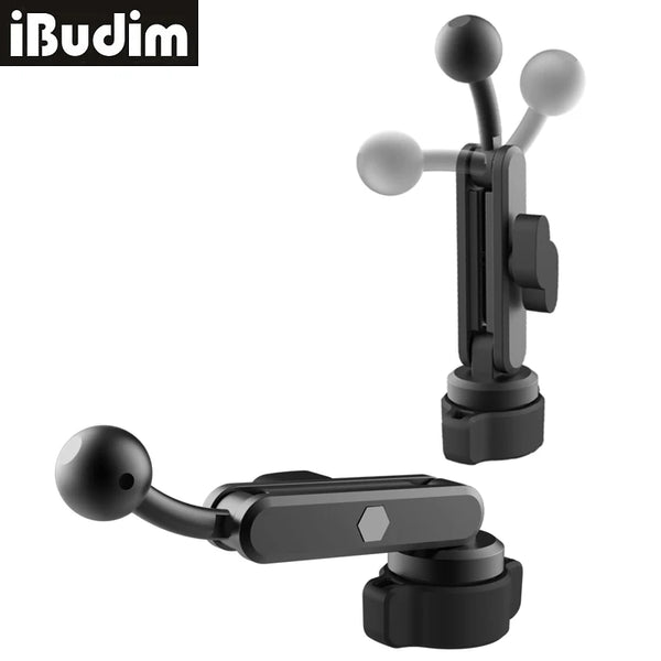 Varilla de extensión de conexión con rótula de 17 mm para soporte de teléfono de coche, articulación de extensión, soporte para teléfono y GPS, accesorios de montaje giratorios de 360°