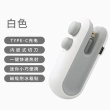 Mini Heat Bag Sealing Machine Package Sealer Bags Plastic Food Sealer Clip Bag Handheld Food Packaging Heat Sealer