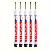 5/10/20Pcs Deep Hole Long Nib Head Markers For Metal Perforating Pen Waterproof Bathroom Woodworking Decoration Multi-Purpose