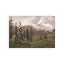 Rustic Mountain Forest Landscape Canvas Prints, Vintage Farmhouse Wall Art - image 16