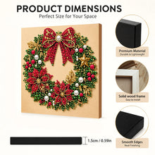 Christmas Decor DIY Santa Claus Snowman 3D Pearl Painting Diamond Art Kits for Beginners 20*20CM for Home Wall Decoration Gift