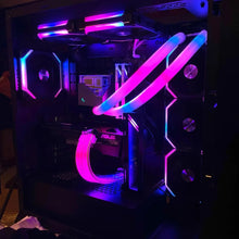JUMPEAK Flexible 5V ARGB LED Neon Tube Light Strip Cover Sleeve For Gaming PC AIO 120 240 360 CPU Water Liquid Cooler Modding