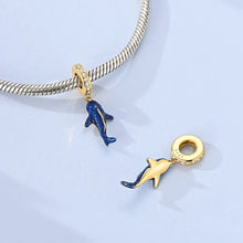 925 Sterling Silver Charm Pendants for DIY Bracelets, Cross, Whale and Shark - image 4