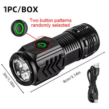 New Ultra Powerful Flashlight 3 Core LED Mini Tactical Flashlight Rechargeable High Power LED Torch Metal Pen Clip Hand Lamp