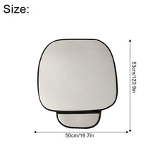 50x53cm Car Summer Cool Ice Silk Seat Cushion Anti Slip Breathable Ventilation Mesh Fabric Universal Car Seat Cooling Pad