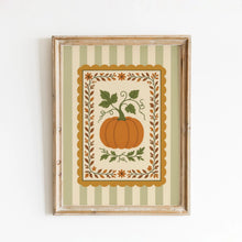 Vintage Floral Pumpkin Canvas Poster, Pink Autumn Halloween Wall Art Print - image 11