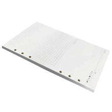 Sharkbang A5 Refill Notebook, 45 Sheets 6 Holes Notebook Index Papers, Gird/Line/Blank/Monthly Memo Pads, School Supplies