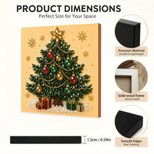 Christmas Decor DIY Santa Claus Snowman 3D Pearl Painting Diamond Art Kits for Beginners 20*20CM for Home Wall Decoration Gift