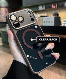 Funda magnética original 2025 para iPhone 17 11 12 13 16 Pro Max Air 14 15 16 Plus con carga inalámbrica Magsafe, protectora