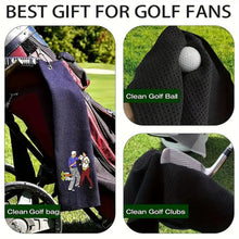 Happy Gilmore Funny Waffle Golf Towel Large 16x24 Clean Golf Club Ball Premium Strength Ultra Absorbent Gear Happy Men Gilmore