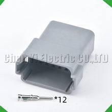 Conector eléctrico automotriz impermeable de 12 pines macho y hembra, arnés de cables tipo pigtail para DT04-12P-L012 DT06-12S DT04-12P