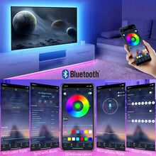 USB RGB LED Strip Lights with Bluetooth App and Remote, Music Sync, 1-30M - image 2