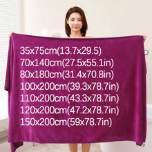 Toalla de baño de microfibra extragrande y gruesa, superabsorbente y de secado rápido, multiusos para viajes, deportes y spa.