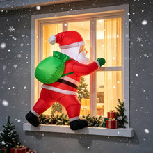 1M/3.3FT Christmas Decorations Inflatable Toy Dabbing Santa Claus Home Yard Xmas Ornaments Decor Christmas Outdoor Decor Toy