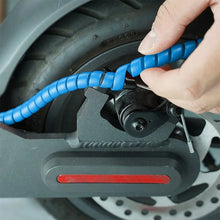 1m Electric Scooter Line Protector Covers Wire Cable Spiral Winder for Xiaomi M365 Scootors