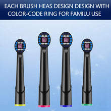 4pcs Electric Replacement Toothbrush Heads Compatible with Braun Oral B 3D Whitening Toothbrush Heads