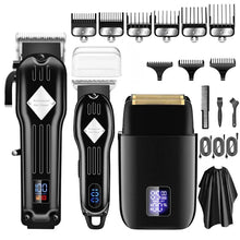 RESUXI 973 NEW 3 in 1 Hair Clippers Electric Shaver Hair trimmer 3 pieces grooming set for men Barber shop Hair Cutting Machine