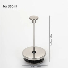 Stainless Steel Plunger Rod & Filter Assembly Replacement Set Stainless Steel Tea Plunger French Press Parts 350ML/600ML/1000ML