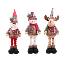 casa decoração decoracion casa Home decoration Christmas Santa Snowman-Reindeer Christmas Decoration Leg Table Mantel Decoration