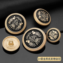 Vintage Gold Metal Shank Buttons, 10 Pcs Round Buttons for Suits and Coats - image 10
