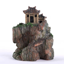 Cute Resin Miniature Statue Mini House Figurines Chinese Rural Sense DIY Scene Statue Bonsai Decor Fairy Garden Micro Landscape