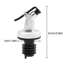 1/3/5Pcs ABS Oil Bottle Stopper Lock Good Sealing Press Design Wine Pourers Kitchen Bar Tool Silicone Rubber Olive Oil Sprayer