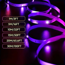 RGB 5050 LED Strip Lights with Bluetooth App, USB TV Backlight, 3m to 30m - image 3