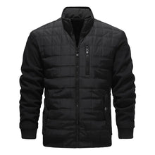 Cotton Padded Baseball Collar Jacket Men's Autumn and Winter New Style Business Windproof Casual Jacket Cotton Jacket Clothes