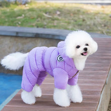 Dog Waterproof Jacket Cotton Pet Dog Coat Luxury Four Legged Dog Clothes Chihuahua French Bulldog Bichon Puppy Jumpsuit Ski Suit