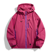Chaqueta cortavientos impermeable unisex LNGXO para deportes al aire libre, cortavientos de una capa para hombre y mujer, impermeable para senderismo, escalada y trekking