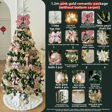 Christmas Tree Tabletop Decor DIY Pink Ornament Set for the Living Room Home Indoor Holiday Decoration Christmas Party Use