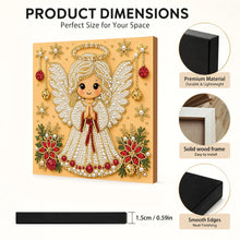 Christmas Decor DIY Santa Claus Snowman 3D Pearl Painting Diamond Art Kits for Beginners 20*20CM for Home Wall Decoration Gift