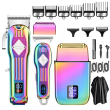 RESUXI 973 NEW 3 in 1 Hair Clippers Electric Shaver Hair trimmer 3 pieces grooming set for men Barber shop Hair Cutting Machine