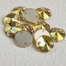 VC Wholesale Rivoli Top Quality K9 Glass Sew On Rhinestones Crystal Box-packed Flatback Sewing Stones For Garment Decorations