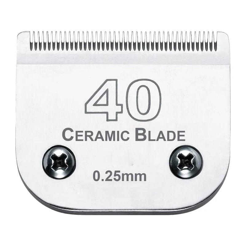 Detachable Pet Dog Cat Clipper Blades,Compatible with Andis，Oster A5，Wahl KM Series Clippers,Made of Ceramic&Carbon Steel