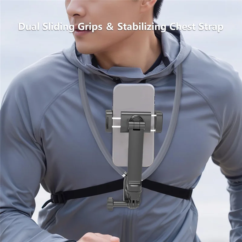 FULL-Neck Mount Phone Clip POV Phone Neck Holder Selfie Stand For Iphone 15 14 13 12 11 10 HUAWEI XIAOMI Phone Accessories