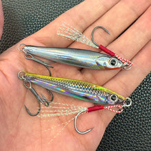 1-5Pcs Lure Kit 7g 10g 20g 30g 40g Metal Jig Spoon VIB Sinking Pencil Fishing Tackle Box Teflon Hook Pesca Swimbait Baits